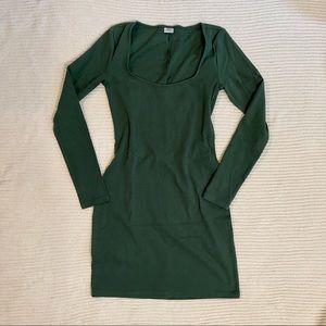 Aritzia Sunday Best Lorena Ribbed Cotton Mini Dress Size Small